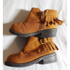 Toddler Girl Cat & Jack Size 5 Western Faux Suede Boots